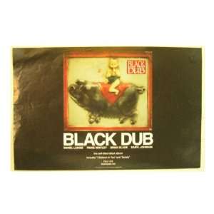 Black Dub 2 Sided Poster Pig Daniel Lanois