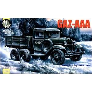   72 GAZ AA WWII Soviet 3 Axle Cargo Truck (Plastic M Toys & Games