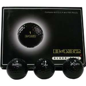  B432 Black Golf Ball (1 Dozen)