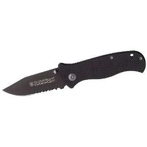  Smith & Wesson Extreme Ops 3.0 Black Combo Blade G10 