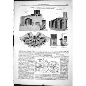  1878 ENGINEERING RICKMAN GAS GLASS FURNACE PELLATT STRANGE 