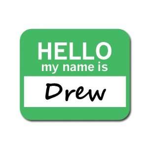  Drew Hello My Name Is Mousepad Mouse Pad