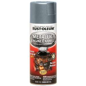 Rust Oleum Automotive 257386 11 Ounce Engine Metallic Spray, Titanium 