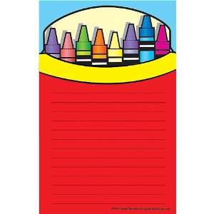  Teacher Created Resources Crayons Notepad (1140) Office 