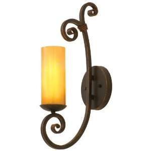 Kalco 3127BY Bayou Stratford Wrought Iron 1 Light Wall Bracket From 