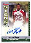 2006 Bowman Signs of the Future Rookie Autograph Auto Leonard Pope