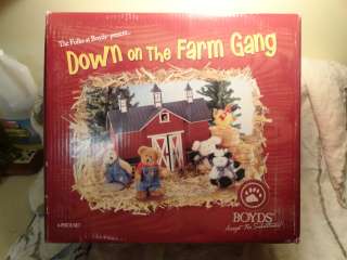 2007 Boyds The Down on the Farm Gang 6 pieces MIB  