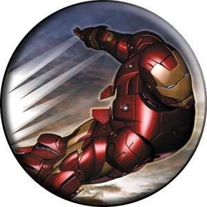  Marvel Iron Man Fly Button B IRN 0005 Toys & Games