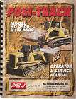 ASV Posi Track Model HD4500 & HD4520 Loader Operator & Service Manual