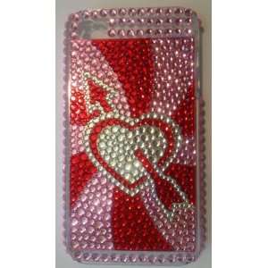  Rhinestone Diamond Blings Cupid Heart Design Colors Back 