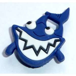  Blue Shark Smiley Smiles JIBBITZ Crocs Hole Bracelet Shoe 