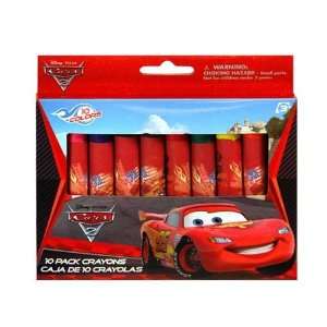    Disney Cars 2 10pk Jumbo Crayon in Window Box Toys & Games
