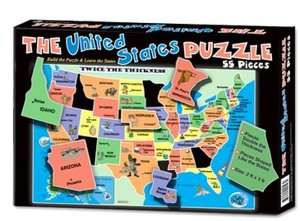   United States 55 Piece Puzzle by Project Globe 