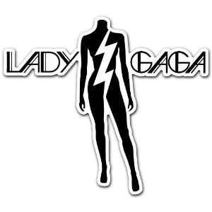  Lady GAGA American Pop Singer Car Bumper Sticker Decal 5 