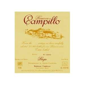  Bodegas Campillo Rioja Reserva 1996 750ML Grocery 