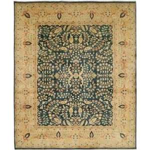  Hri Hadji Jalili 6017 Blue/Gold 10 X 14 Area Rug