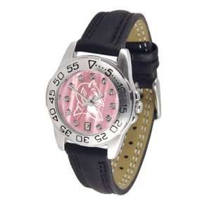  Blue Devils NCAA Mother of Pearl Sport Ladies Watch (Leather Band 
