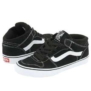  Vans Skateboard Shoes TNT II Mid   Black/White/White 