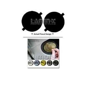   04 10) Fog Light Vinyl Film Covers by LAMIN X Optic Blue Automotive