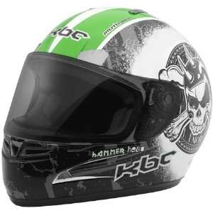  KBC Tarmac Hammerhead Full Face Helmet Small  Green 
