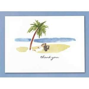  Paradise Thank You Cards 