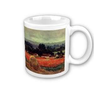  The Poppy Blumenfeld (The Barn) By Claude Monet Coffee Cup 