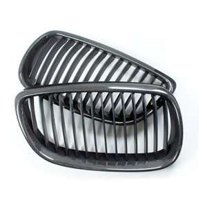 2007 2010 Stealth Grills for BMW E92 3 Series or M3   Black Carbon 
