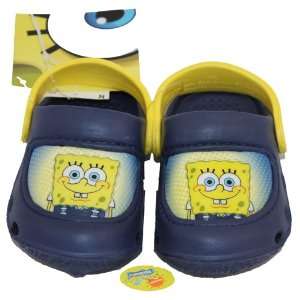  Spongebob Squarepants Toddler Slippers Size 9 10 Blue 