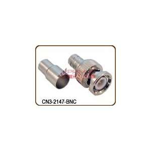  BNC Male Crimp on Connector 2 Pc For RG59 Electronics