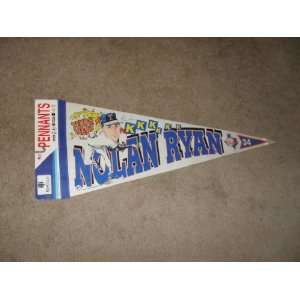  1992 Nolan Ryan Texas Rangers #34 Pennant Flag Sports 