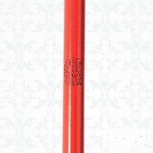  Competition Karate Bo Staff with RED Finish Size 60 Inches 