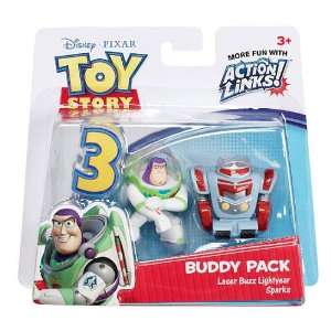 Disney Toy Story 3 Action Links 2 Figure Buddy Pack 