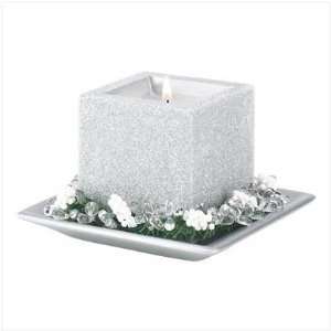  Silver Sparkle Candle