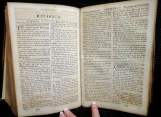 1856 antique MOSER FAMILY BIBLE w/SAMPLER doylestown pa  