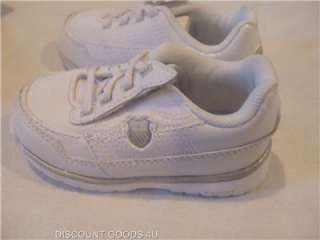 NEW K SWISS WHITE TODDLER TENNIS SHOES SIZE 5 KSWISS  