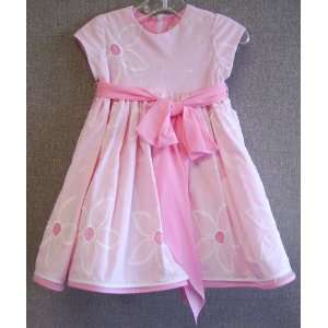  Dress White Flowers over Pink Body, Size 2 Everything 