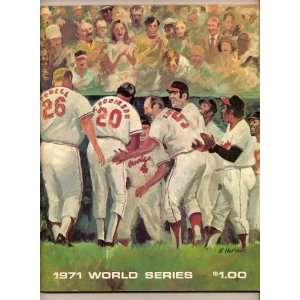    1971 World Series Program Pirates @ Orioles 