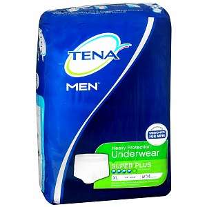 Tena Men Heavy Protection Underwear, Super Plus, Extra Large 14 ea 