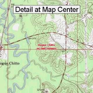 USGS Topographic Quadrangle Map   Bogue Chitto, Mississippi (Folded 