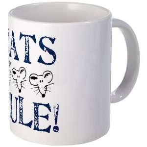  Rats Rule Rat Face Pets Mug by 