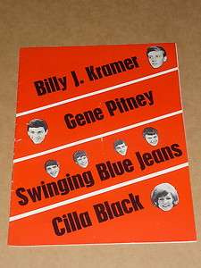 Billy J.Kramer/Gene Pitney/Swinging Blue Jeans/Cilla Black 1964 UK 