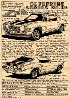 1970 1/2 Chevrolet Z 28 Camaro Muscle Car Print BPS 17  