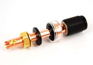 Quality Red Copper Speaker Terminals Binding Posts x 4  