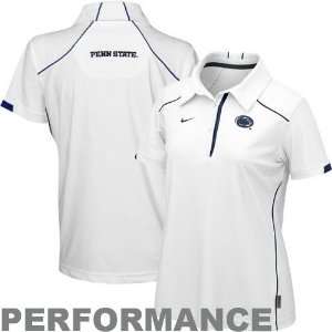 Nike Penn State Nittany Lions Ladies White Kick Off Performance Polo