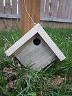 solid wood wren birdhouse outd oor yard decor expedited shipping