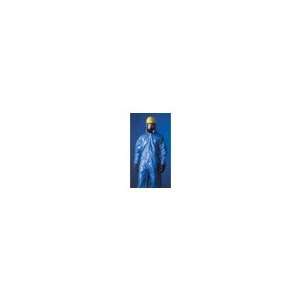  Tychem CPF1 Blue Bound Seams Coverall With Attached Hood And Boots 
