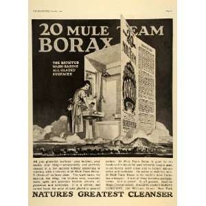  1922 Ad Pacific Coast Borax 20 Mule Team Harry Lees Death 
