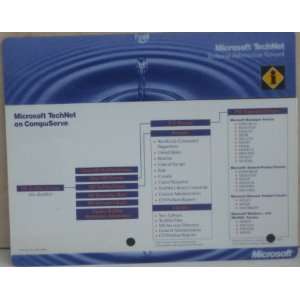 Microsoft TechNet See Through Mouse Pad with Rubber Foam Bottom   Can 