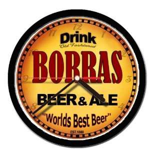  BORRAS beer and ale cerveza wall clock 