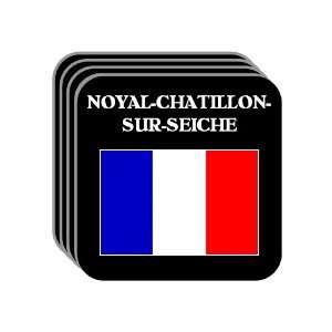 France   NOYAL CHATILLON SUR SEICHE Set of 4 Mini Mousepad Coasters